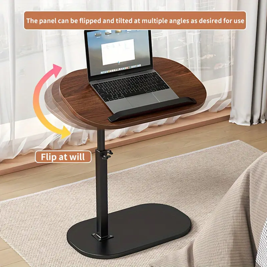 Laptop table, a mobile and adjustable side table/folding table, suitable for home office desks, coffee tables and bedside sofas, used in office reception, offices, holiday and Mother's Day gifts.